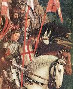 EYCK, Jan van The Soldiers of Christ (detail) oil painting reproduction